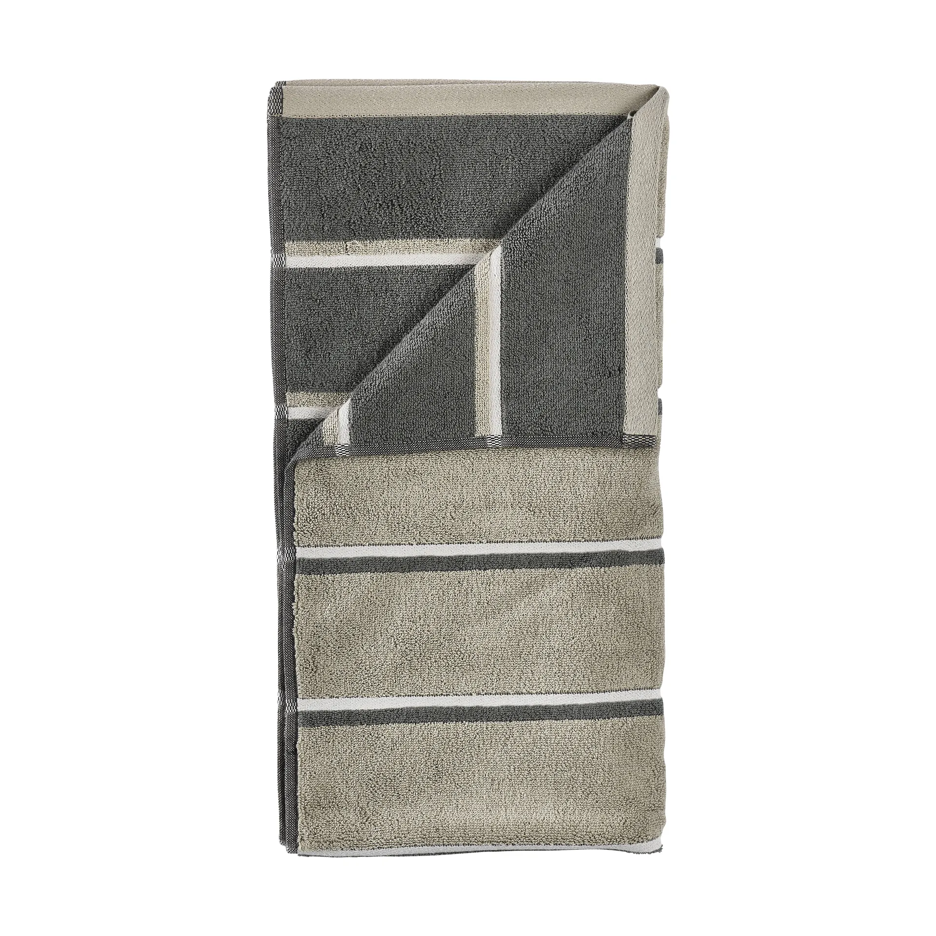 Sauna Handduk, Eucalyptus-olive green-soft grey, 50x100 cm Zone Denmark