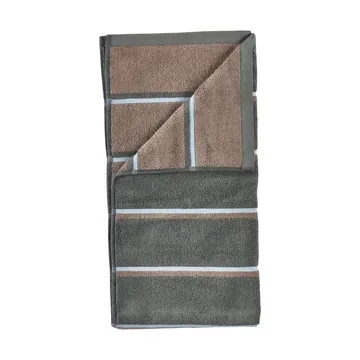 Sauna Handduk - Olive green-taupe-blue fog, 50x100 cm - Zone Denmark