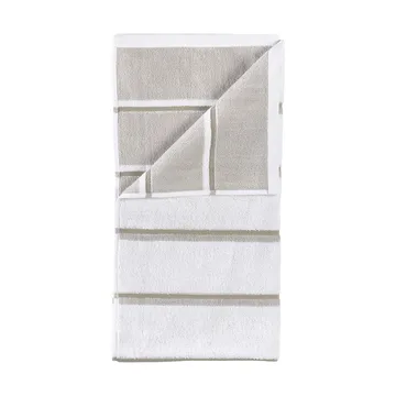 Sauna Handduk - White-soft grey-eucalyptus, 50x100 cm - Zone Denmark