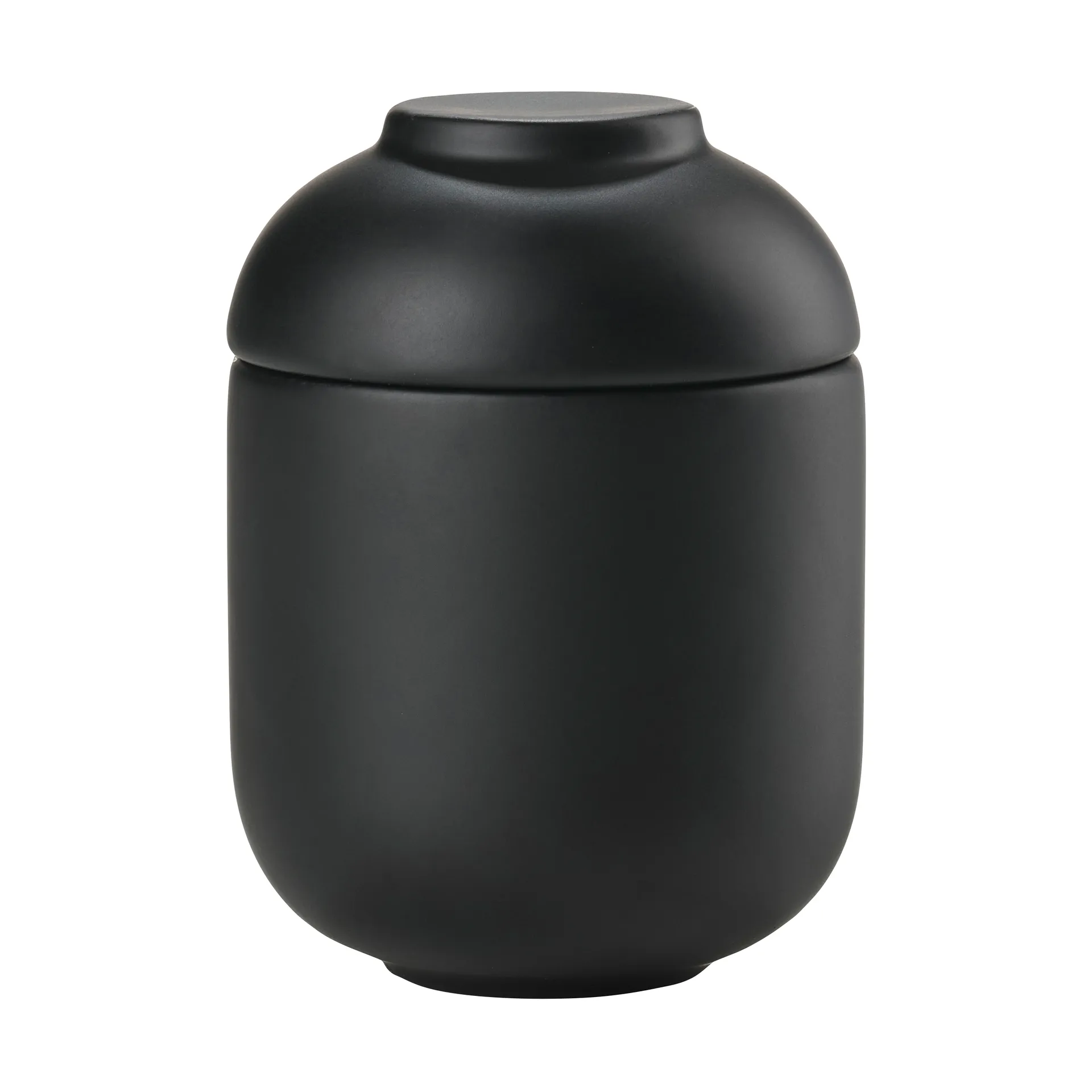 Sensu burk med lock Ø6,5x9 cm, Black Zone Denmark