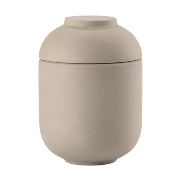 Sensu burk med lock Ø6,5x9 cm - Taupe - Zone Denmark