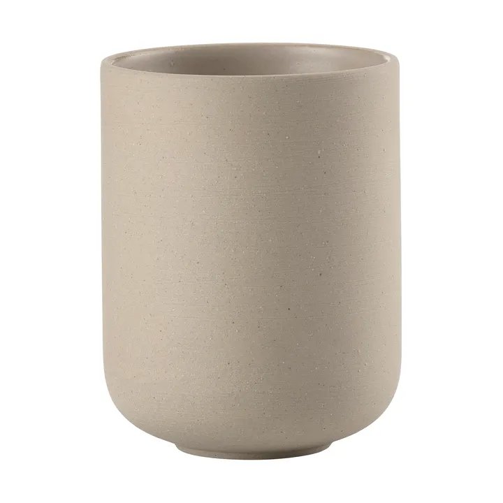 Sensu tandborstmugg Ø7,4x9,5 cm - Taupe - Zone Denmark