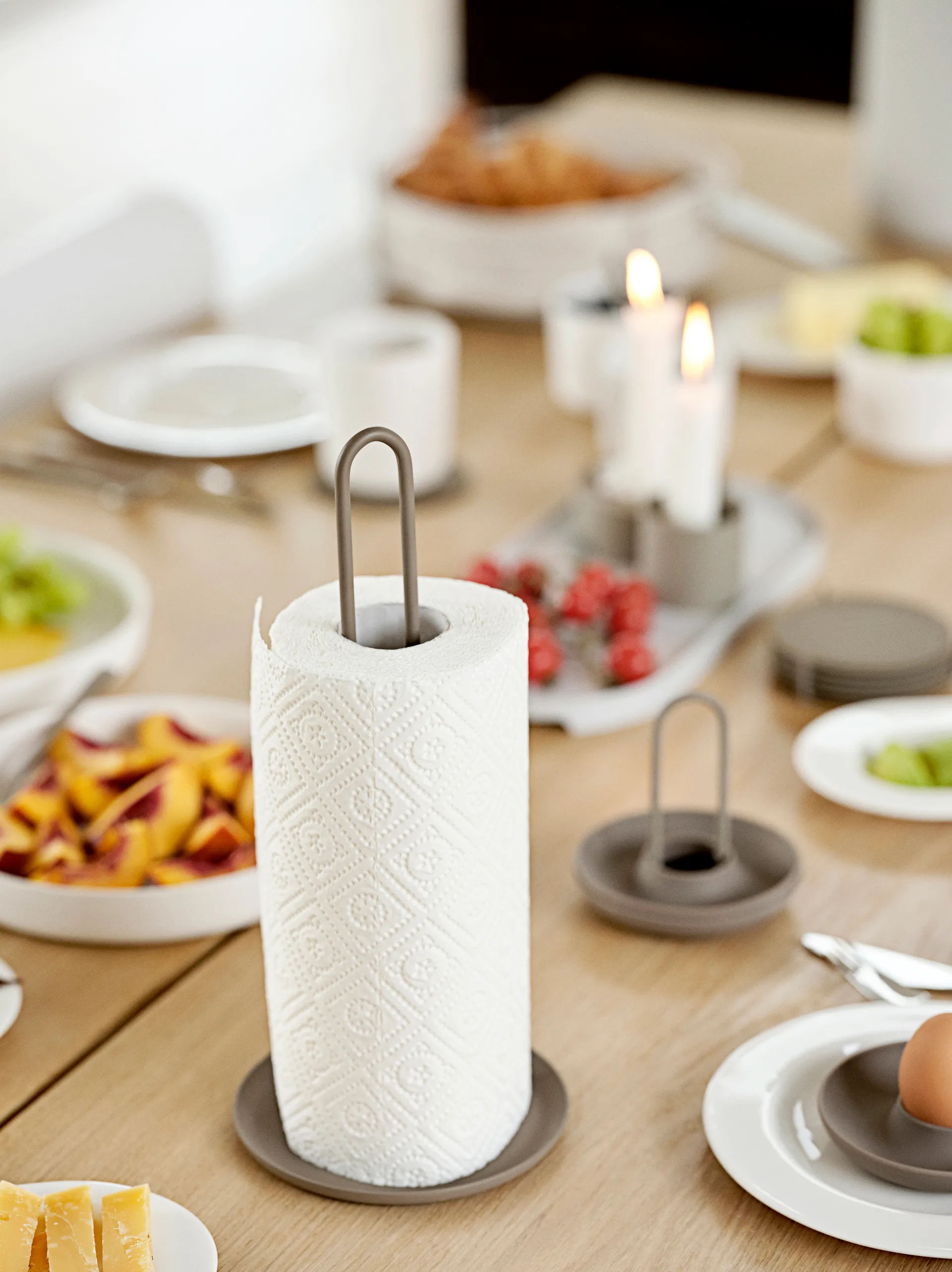 Singles hushållspappershållare, Taupe Zone Denmark