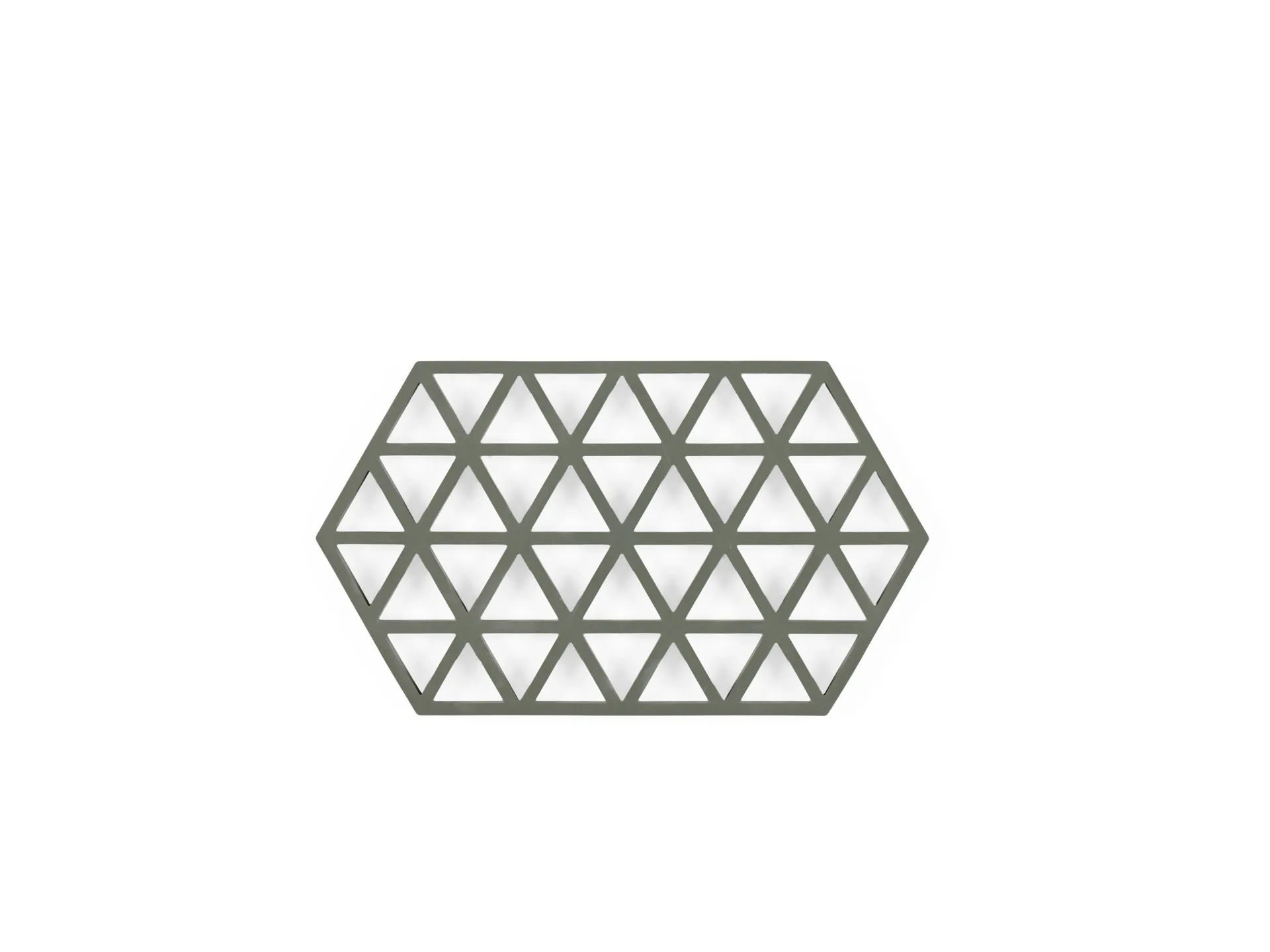 Zone Denmark Triangles Grytunderlägg, Bred olive taupe Zone Denmark