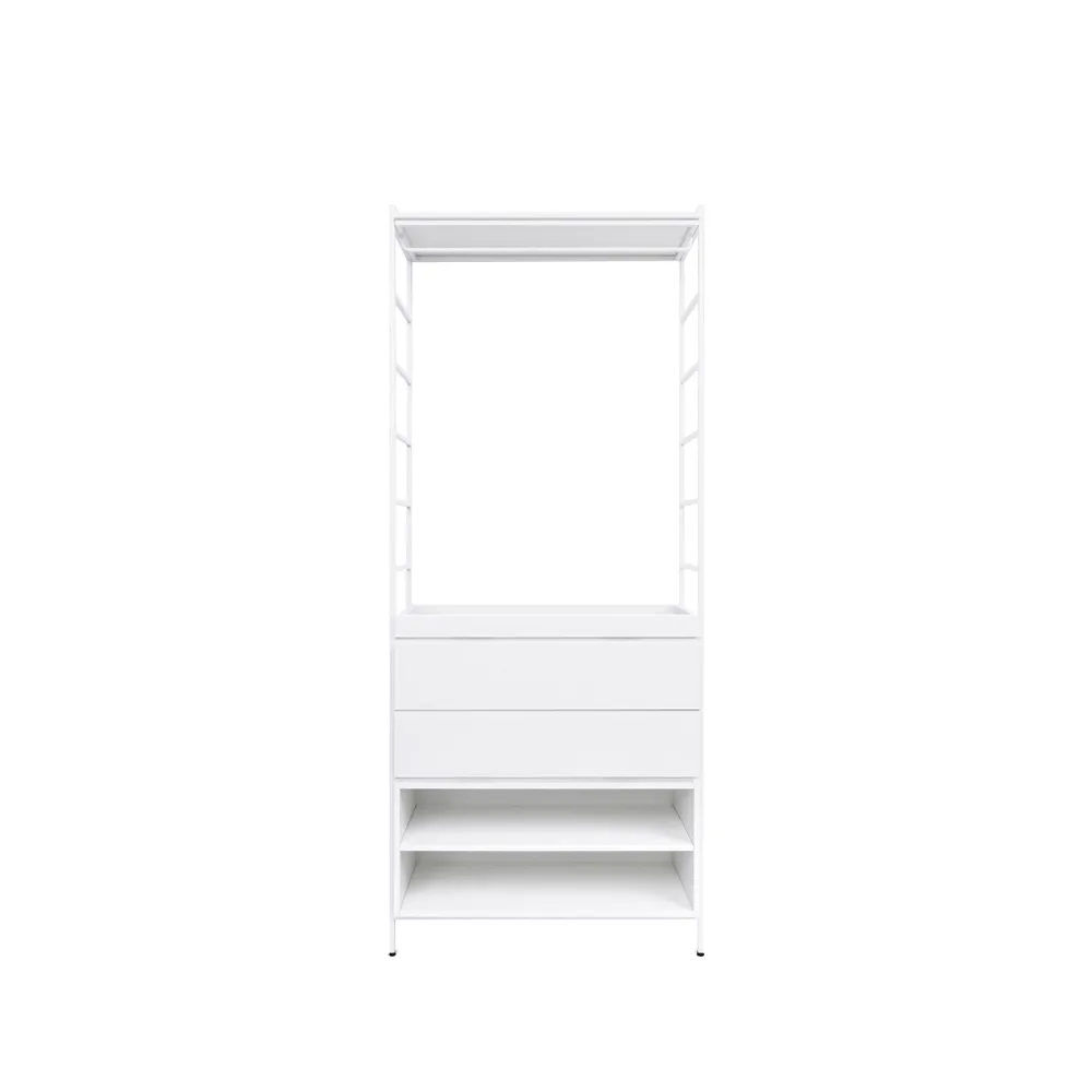 Molto High hyllsystem, vit, 1 sektion Zweed